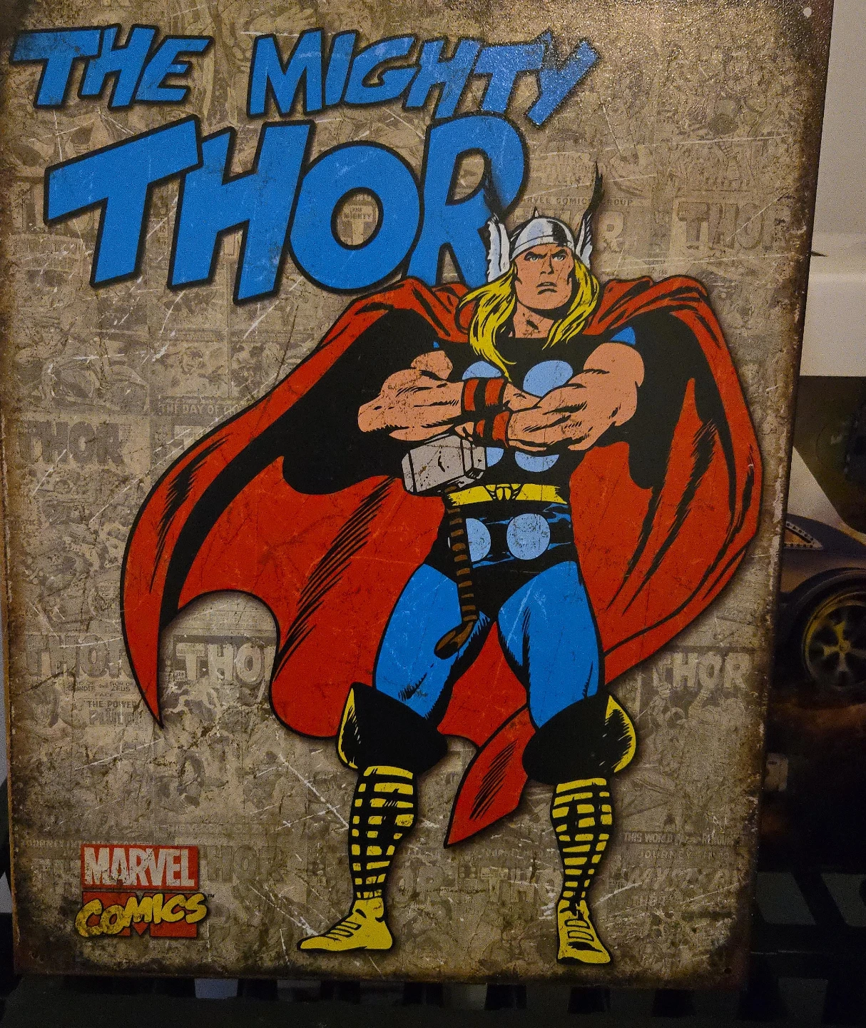 The Mighty Thor Marvel Comics Sign