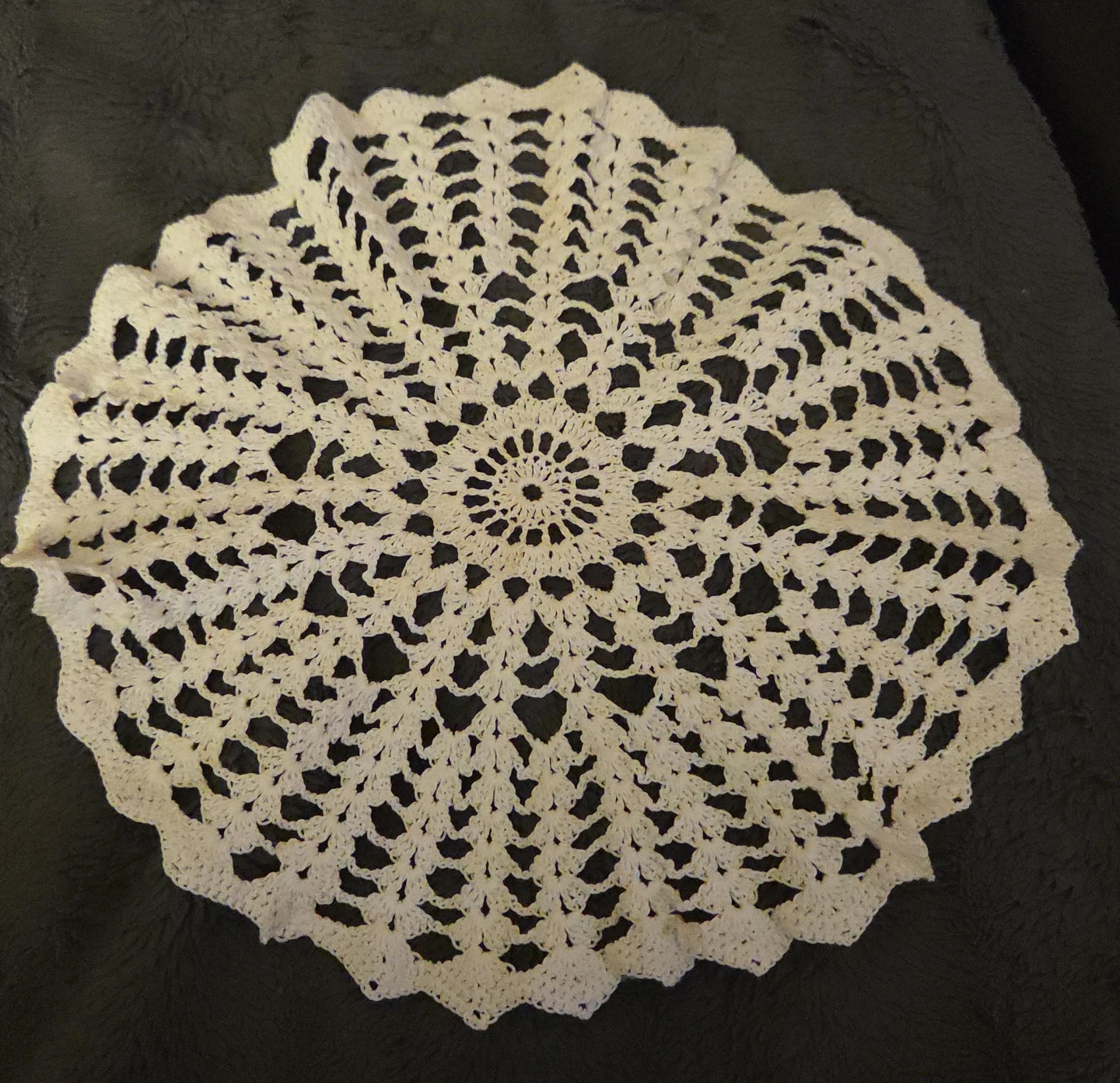 Handmade White Crochet Doily