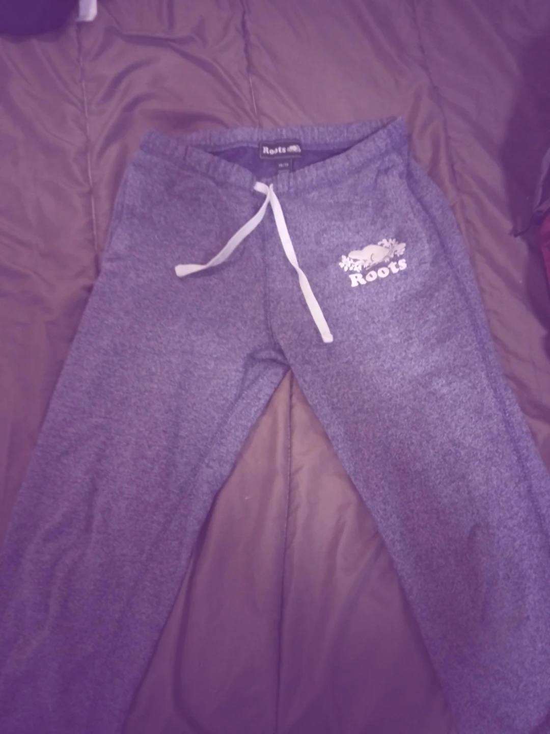 Roots XS Grey Sweatpants