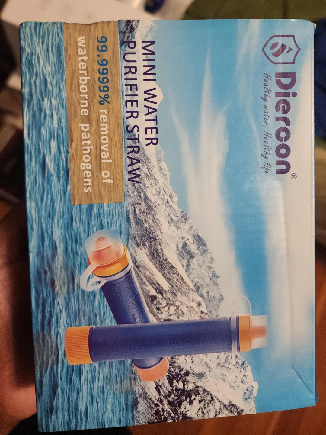 Diercon Mini Water Purifier Straw 🧡