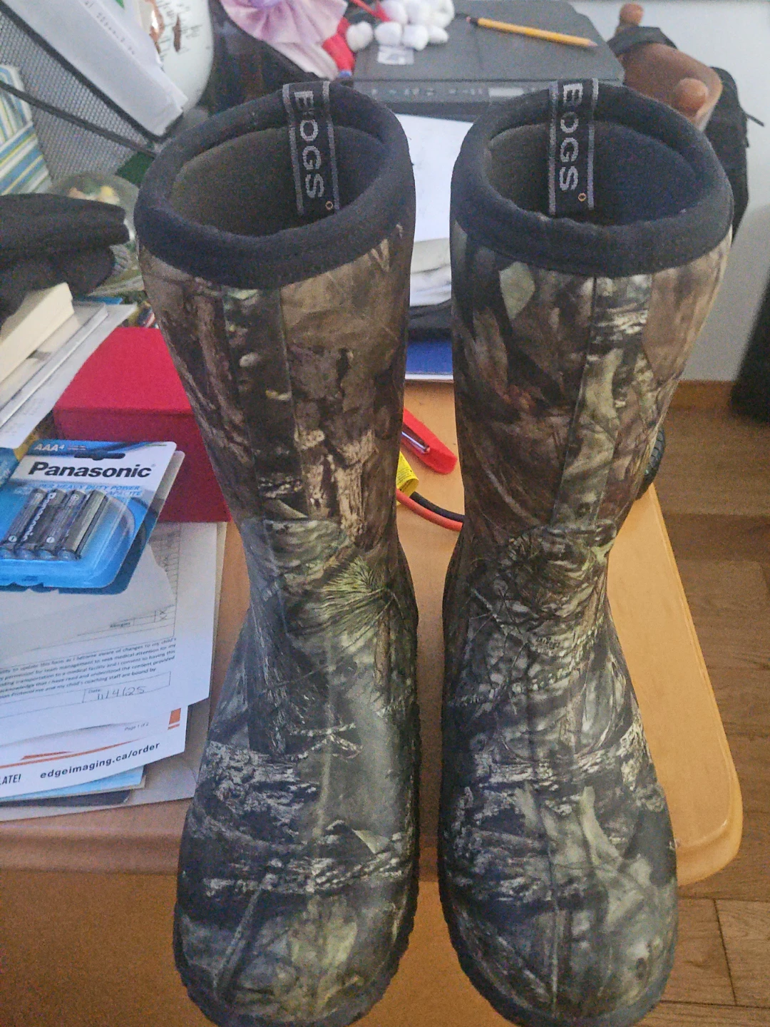 Bogs Classic High Youth Size 4 Camo Boots