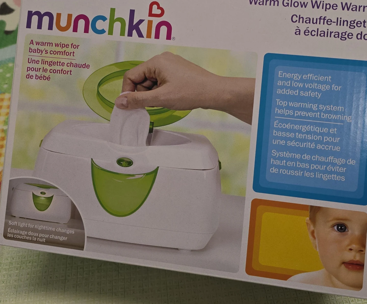 Munchkin Warm Glow Wipe Warmer