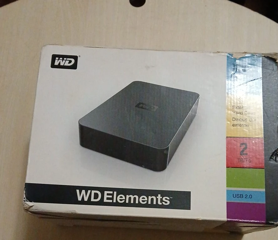 WD Elements 2TB External Hard Drive - USB 2.0