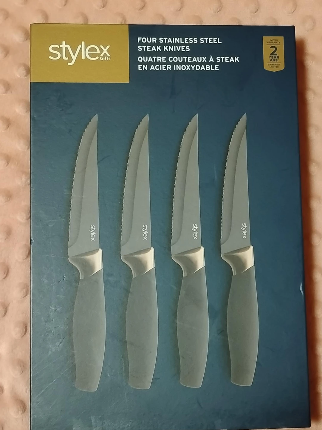 Stylex Gifts Stainless Steel Steak Knives - Set of 4 carrot 🥕