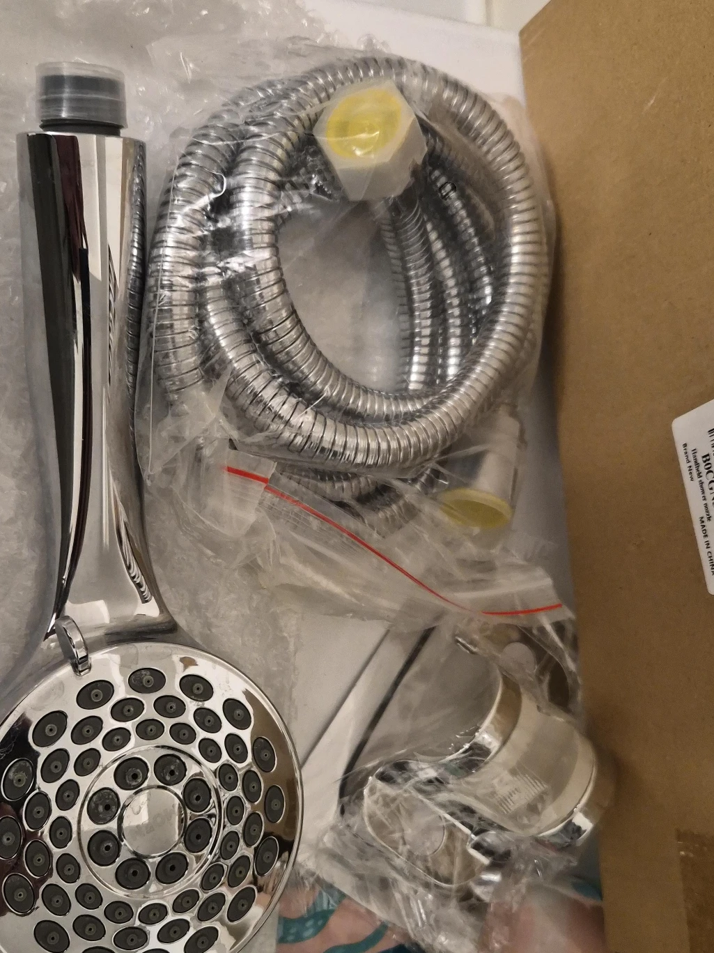 New Shower Head with Hose