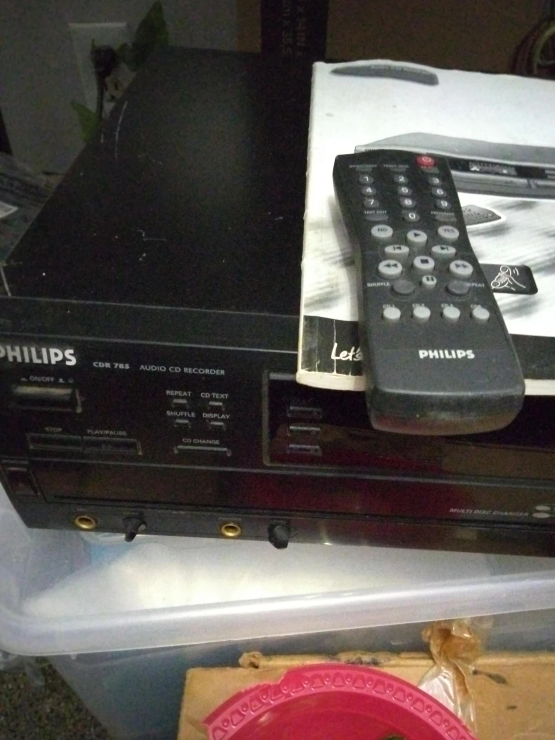Philips CDR 785 Audio CD Recorder