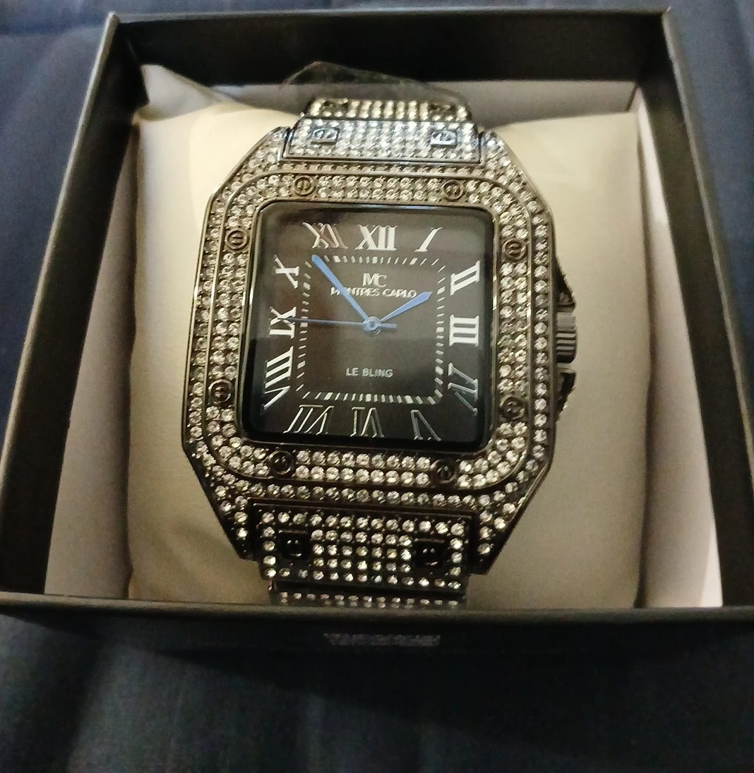 Montres Carlo 'Le Bling' Watch