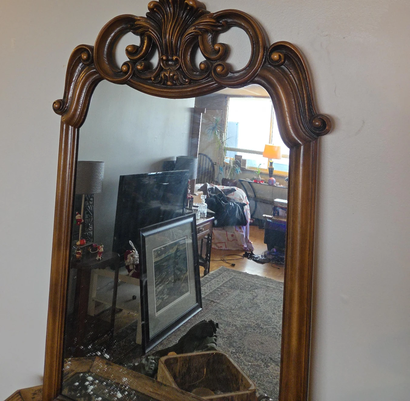 Ornate Gold Framed Mirror