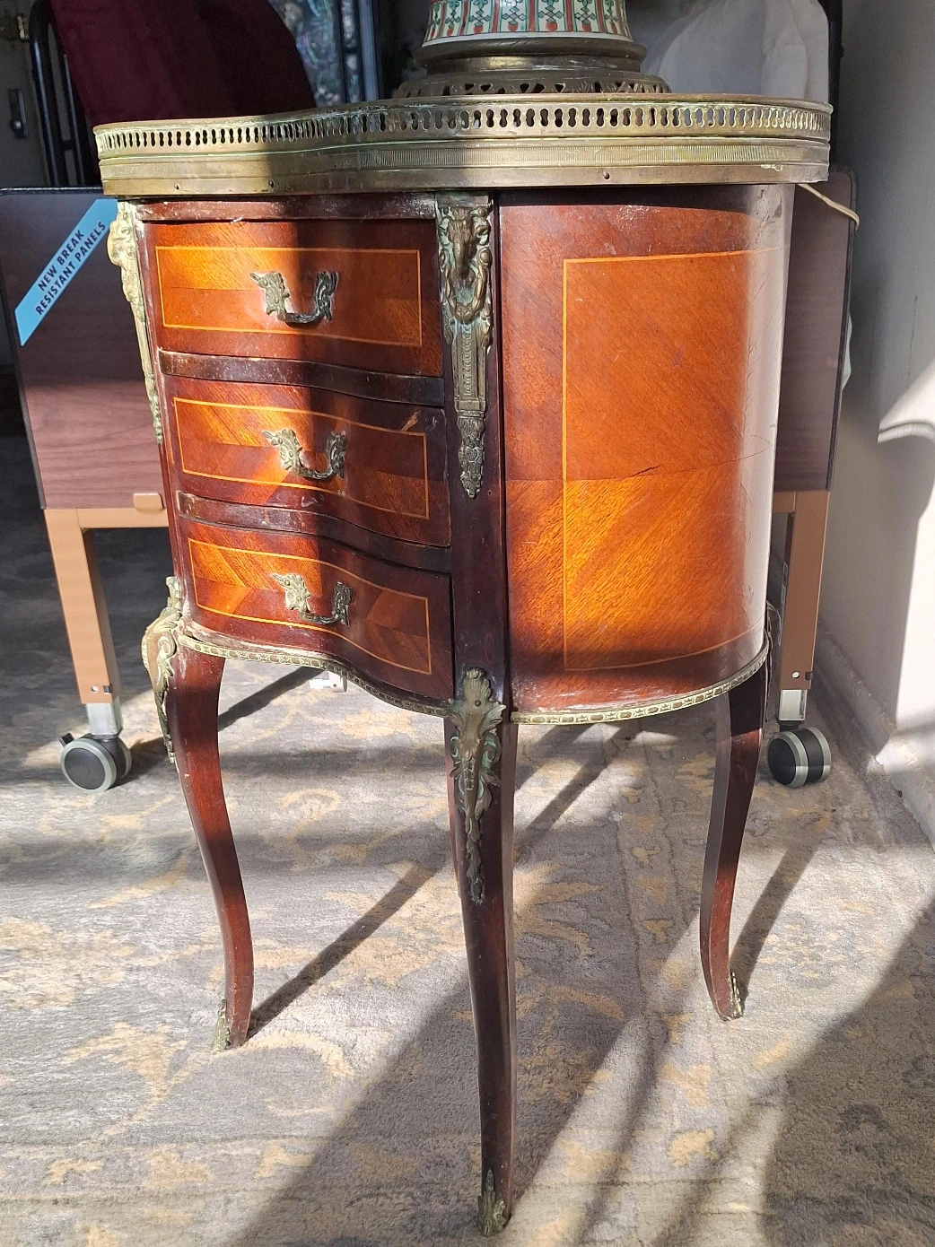 Vintage Style Wood Side Table