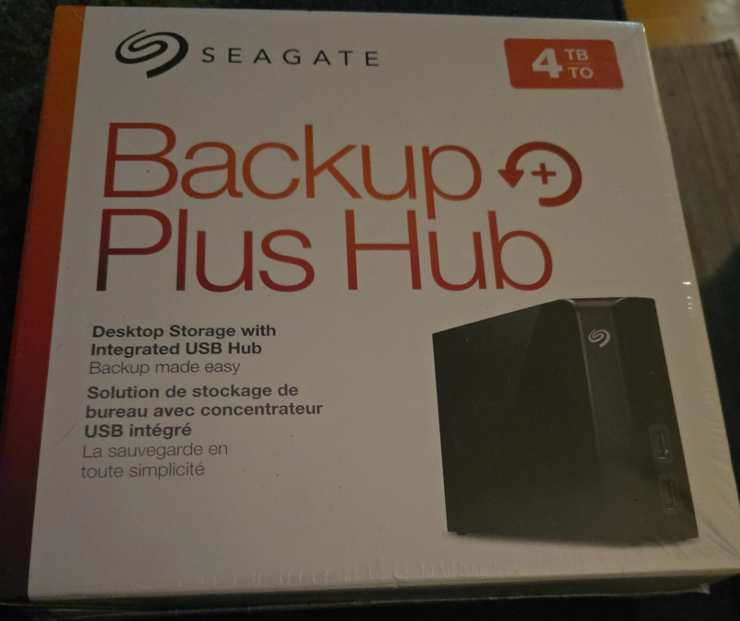 Seagate Backup Plus Hub 4TB - New!