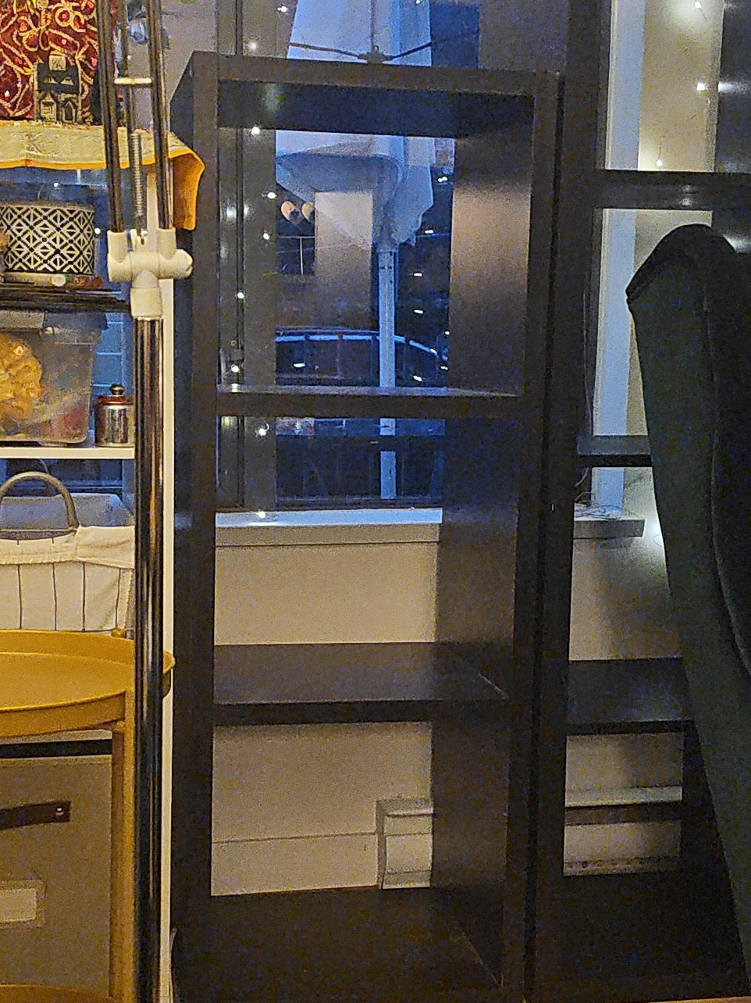 Black Brown 3-Shelf Bookshelf