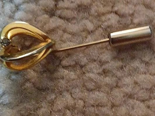 Gold Tone Lapel Pin