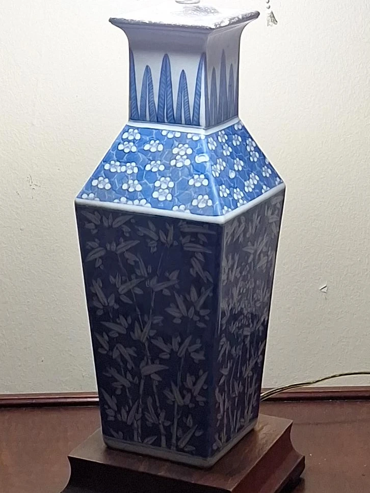 Blue & White Porcelain Table Lamp