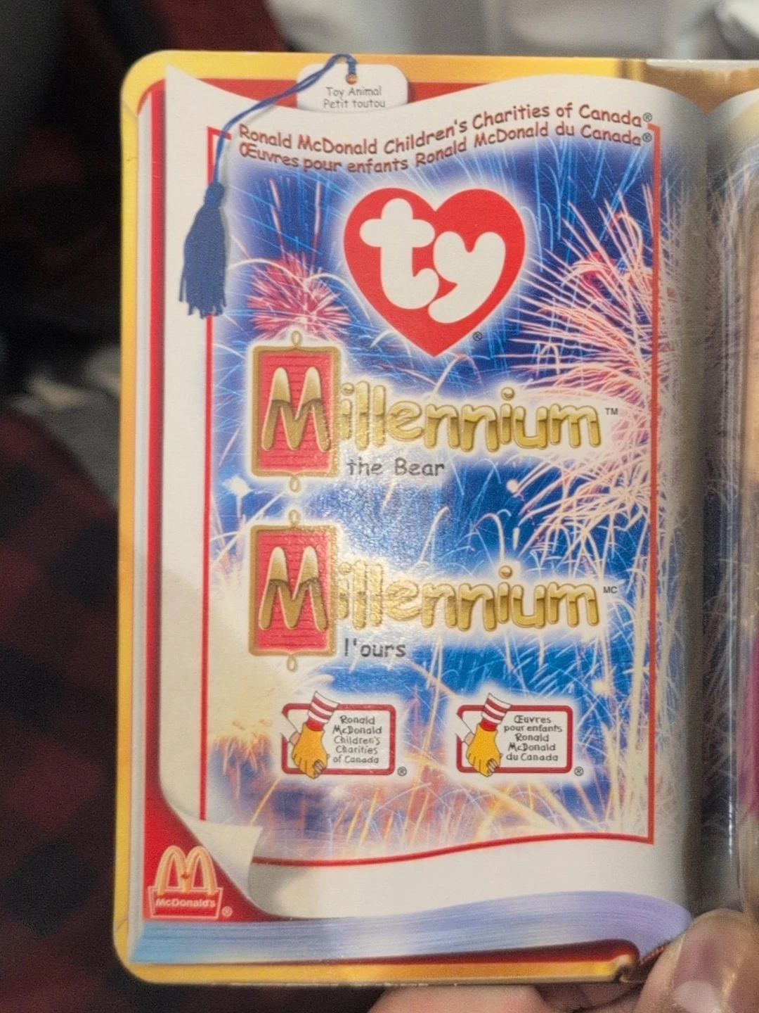 Teenie Beanie Babies Millennium the Bear 2000