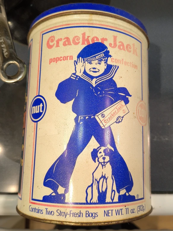 Vintage Cracker Jack Tin