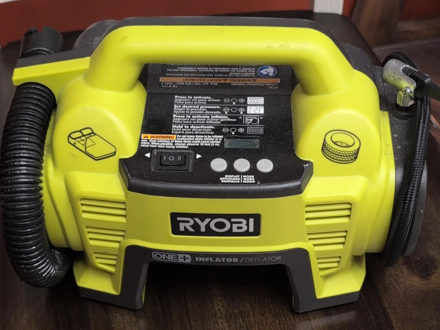 Ryobi ONE+ Inflator/Deflator