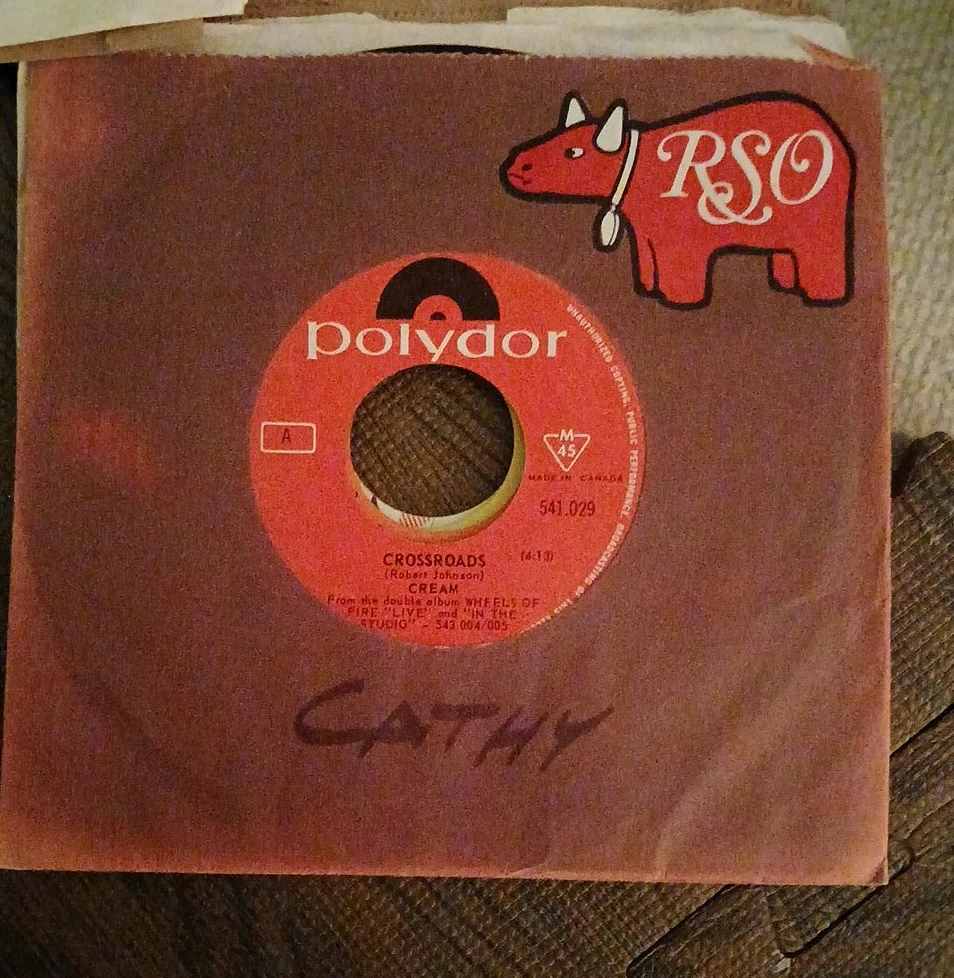 Cream - Crossroads Polydor 45 Record