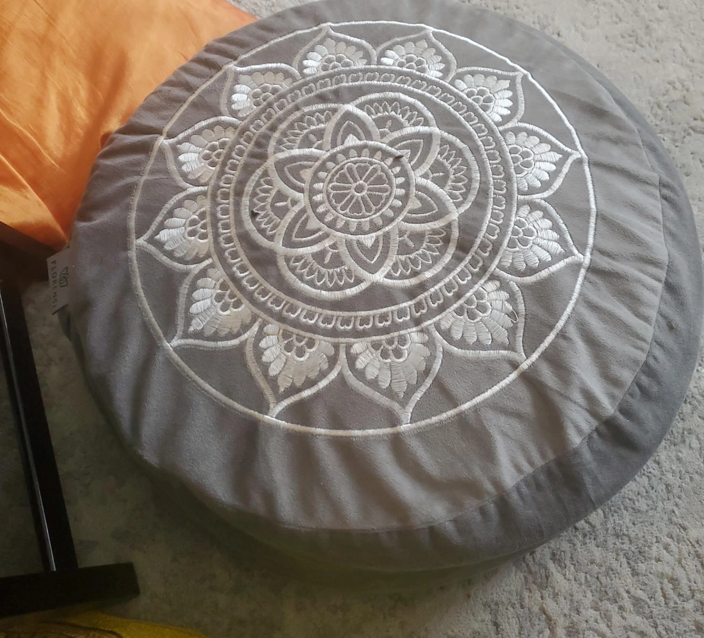 Florenzzi Meditation Cushion - Grey