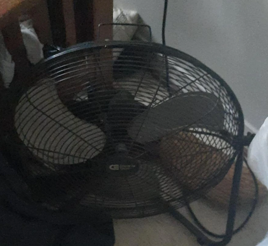 CE 3-Speed Black Floor Fan