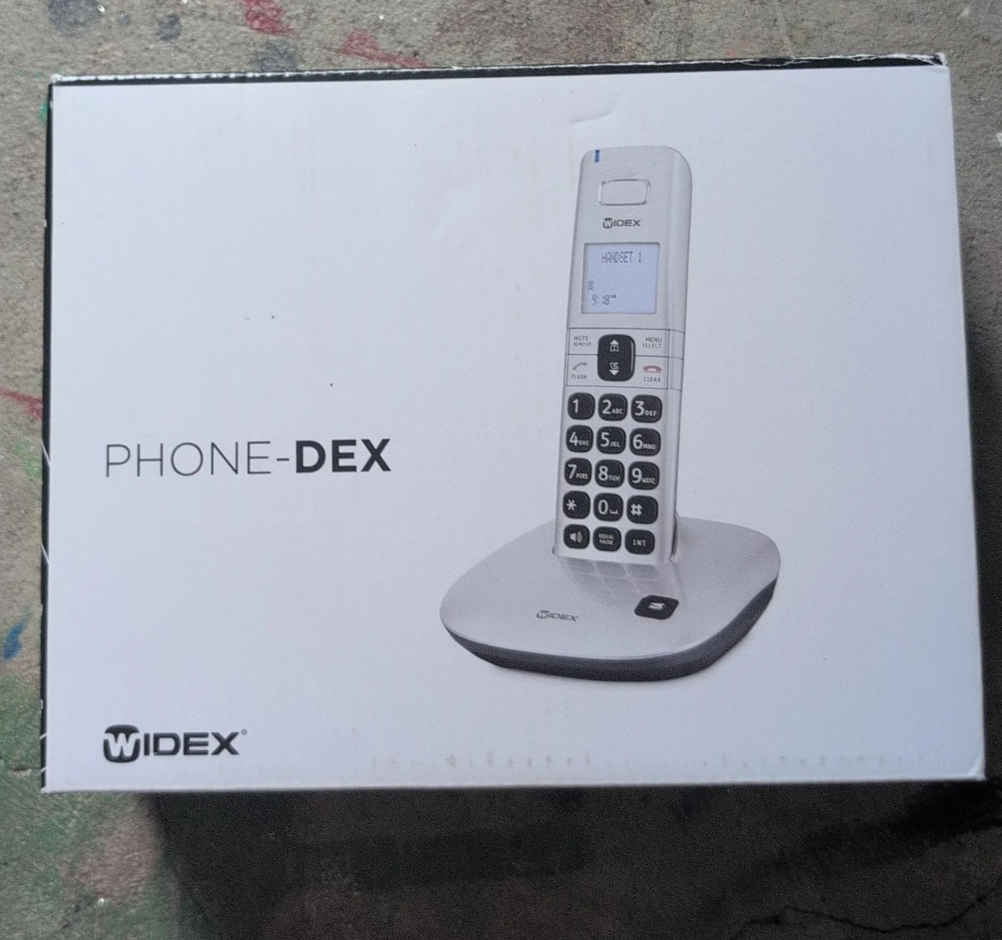 Widex PHONE-DEX Cordless Phone - New in Box