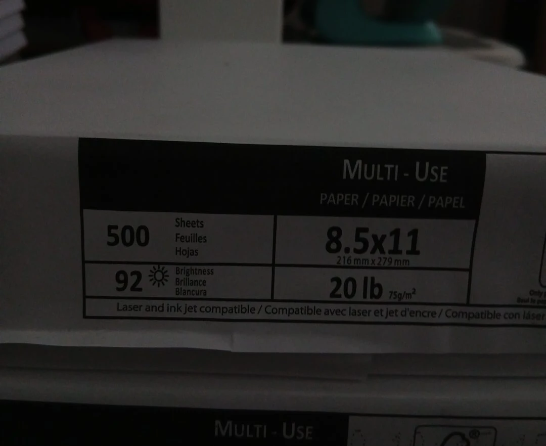 Multi-Use Paper - 8.5x11 - 500 Sheets