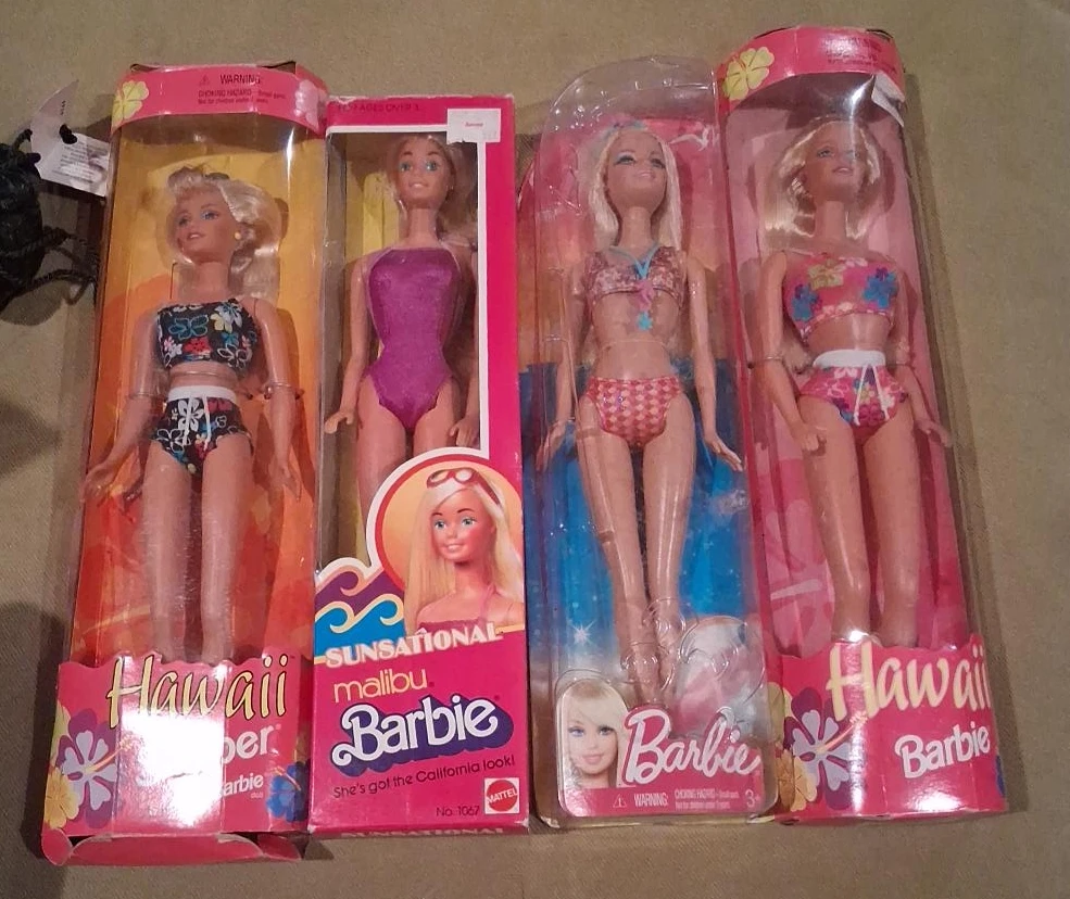 Vintage Barbie Dolls - Hawaii & Malibu