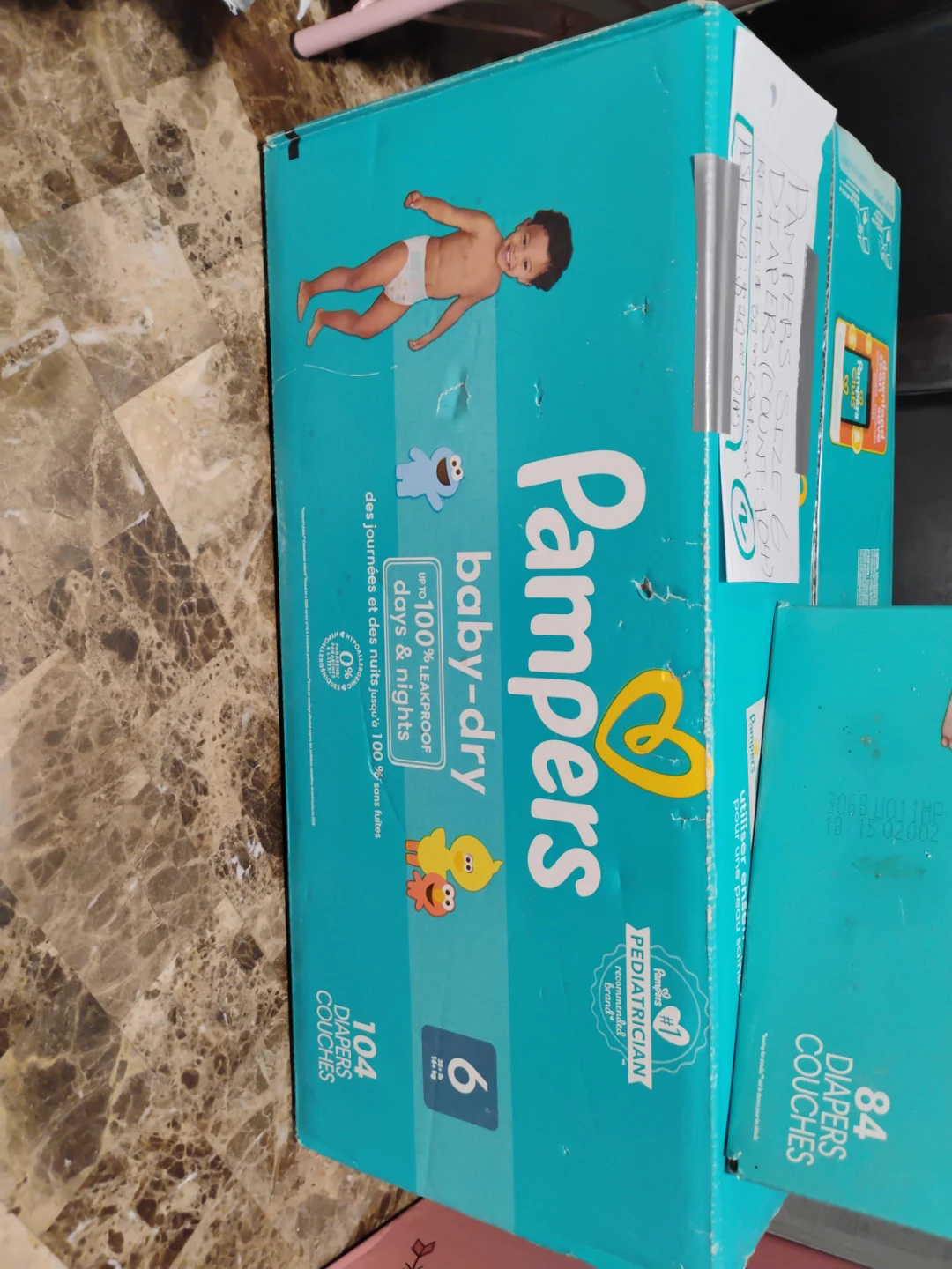Pampers Baby-Dry Size 6 Diapers (104 Count) image indicator(2)