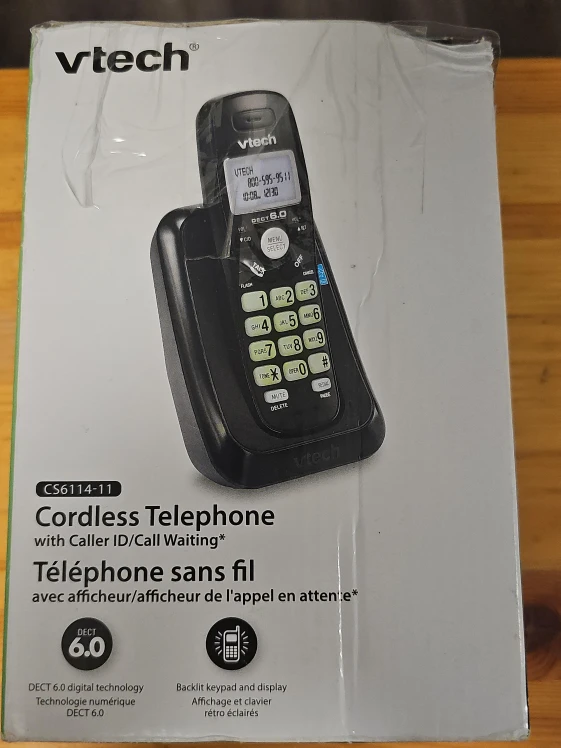 VTech CS6114-11 Cordless Telephone - Like New!