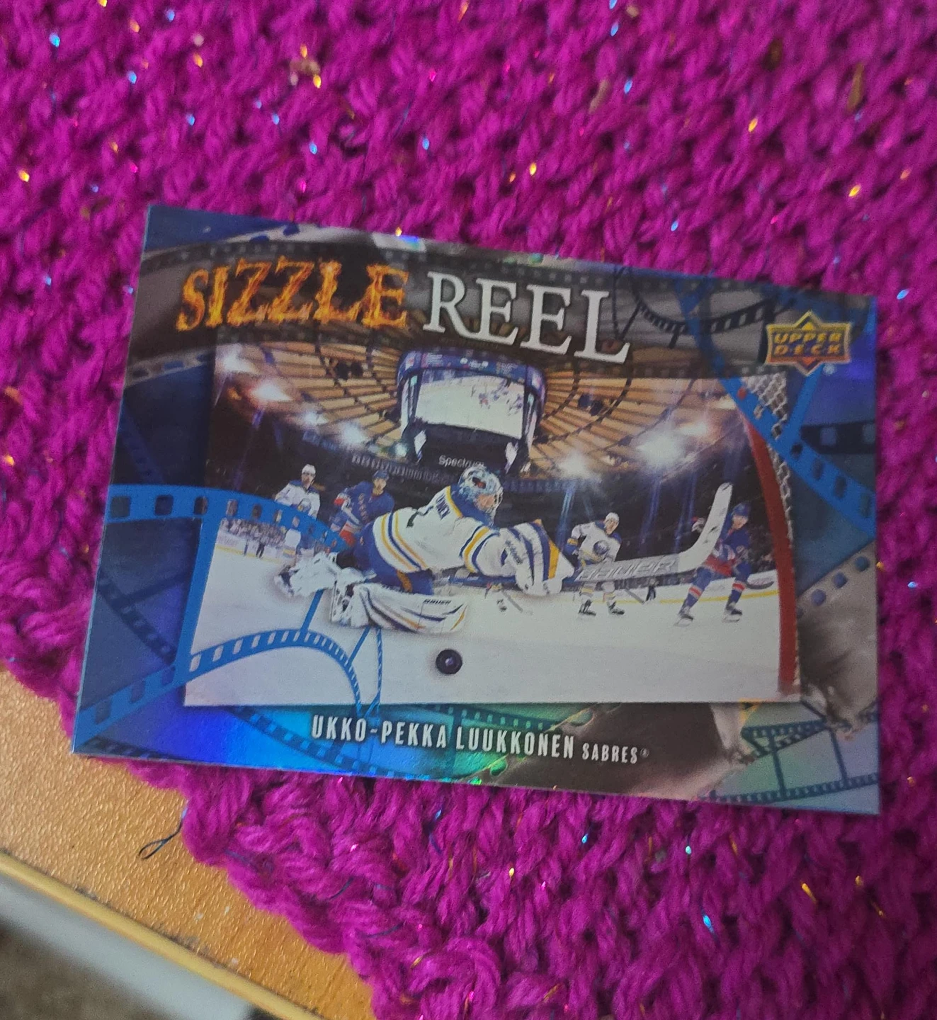 Upper Deck Ukko-Pekka Luukkonen Sizzle Reel Card