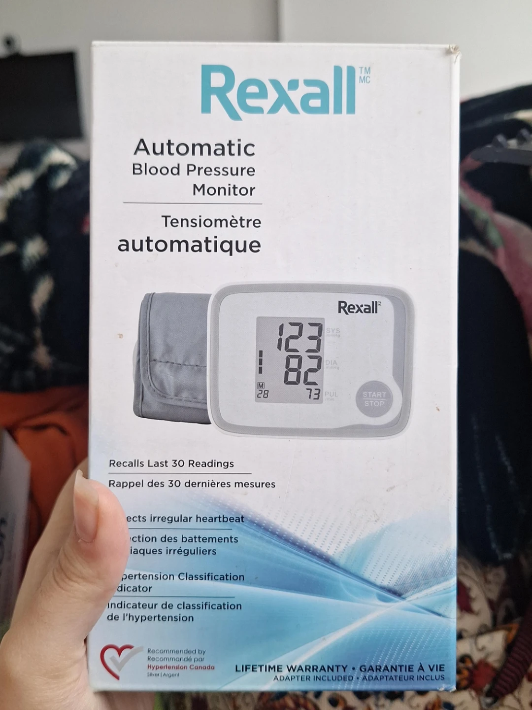 Rexall automatic blood pressure monitor