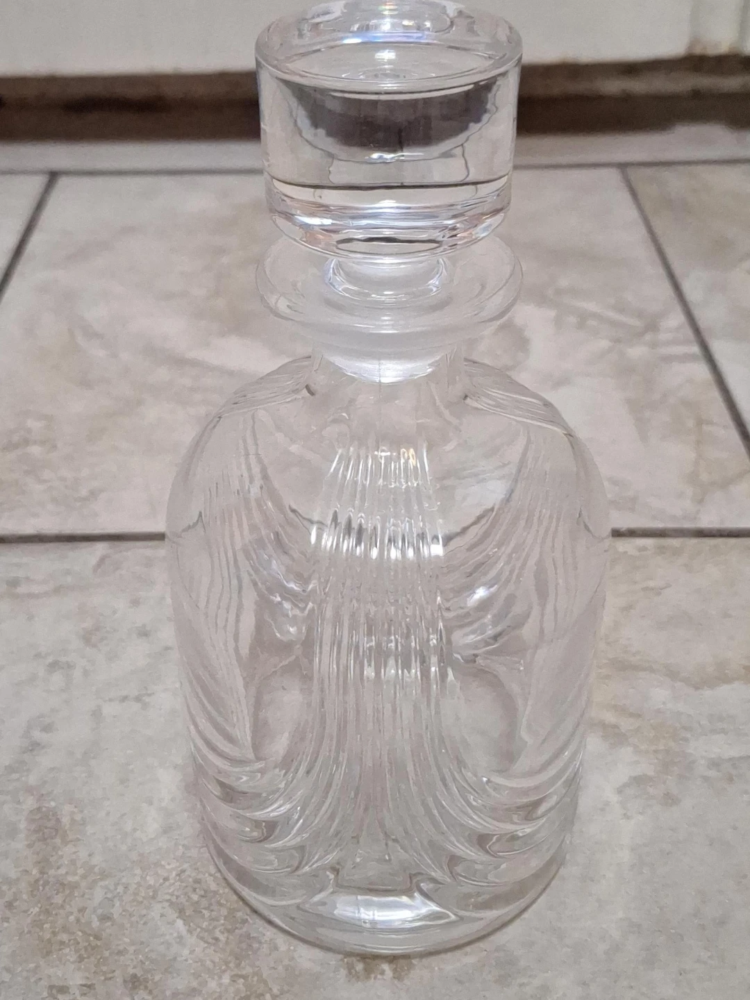 Vintage Clear Glass Decanter