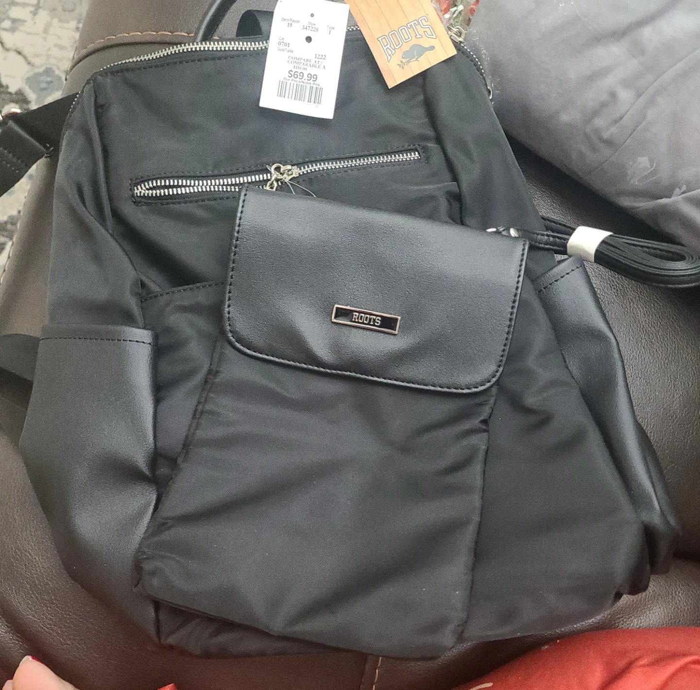 Roots Backpack Black