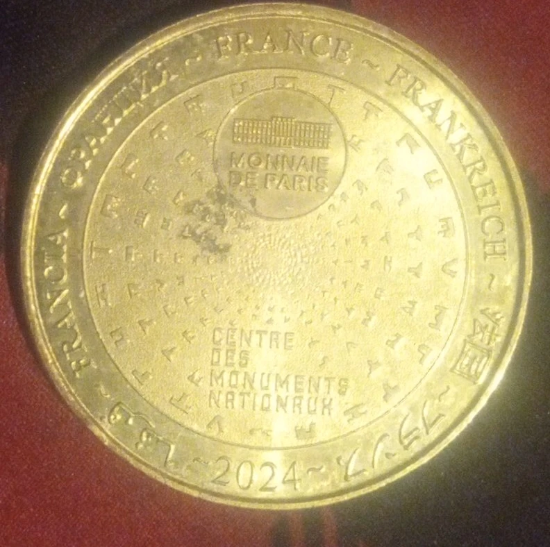 Monnaie de Paris Centre des Monuments Nationaux 2024 Coin