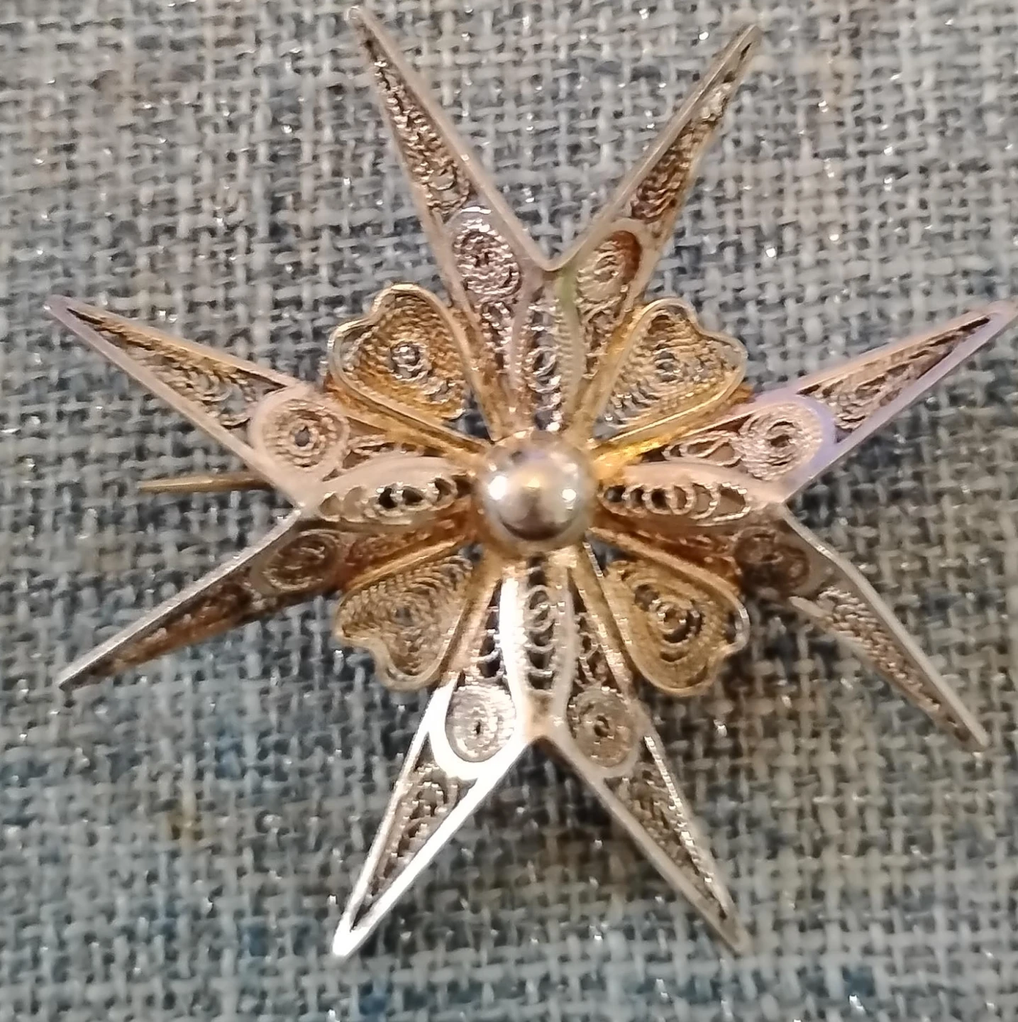Vintage Starburst Brooch