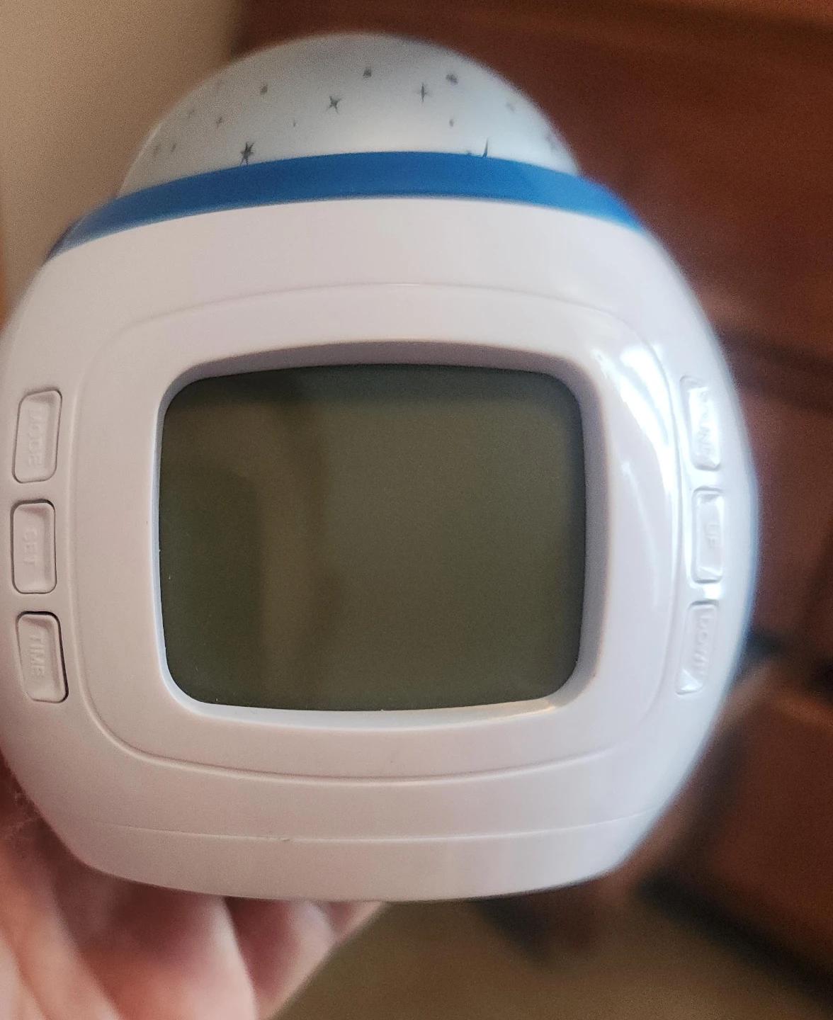Star Projector Alarm Clock - White