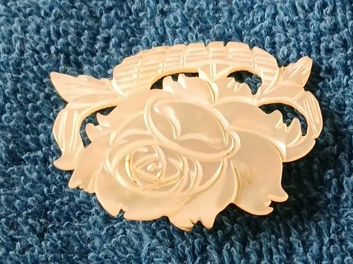 Vintage Rose Brooch