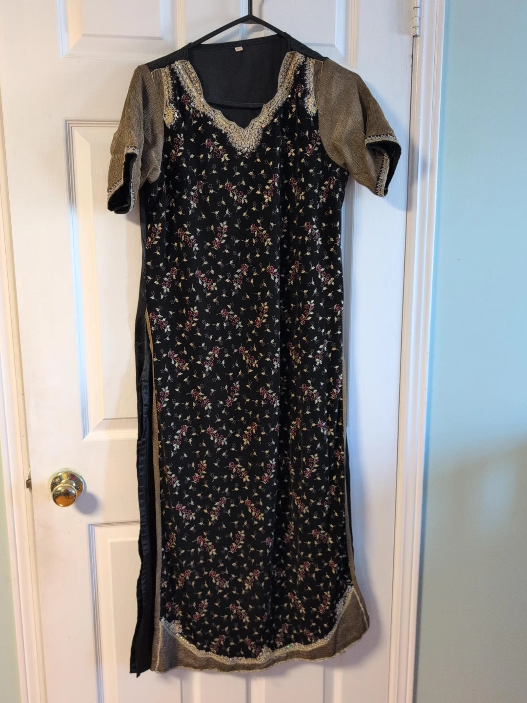 Floral Pattern Maxi Dress