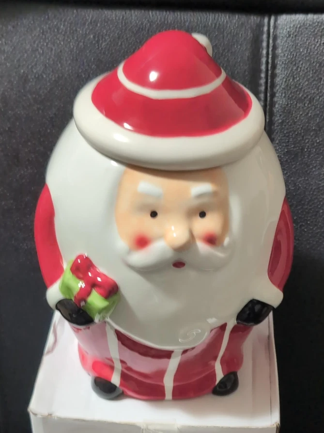 Santa Cookie Jar