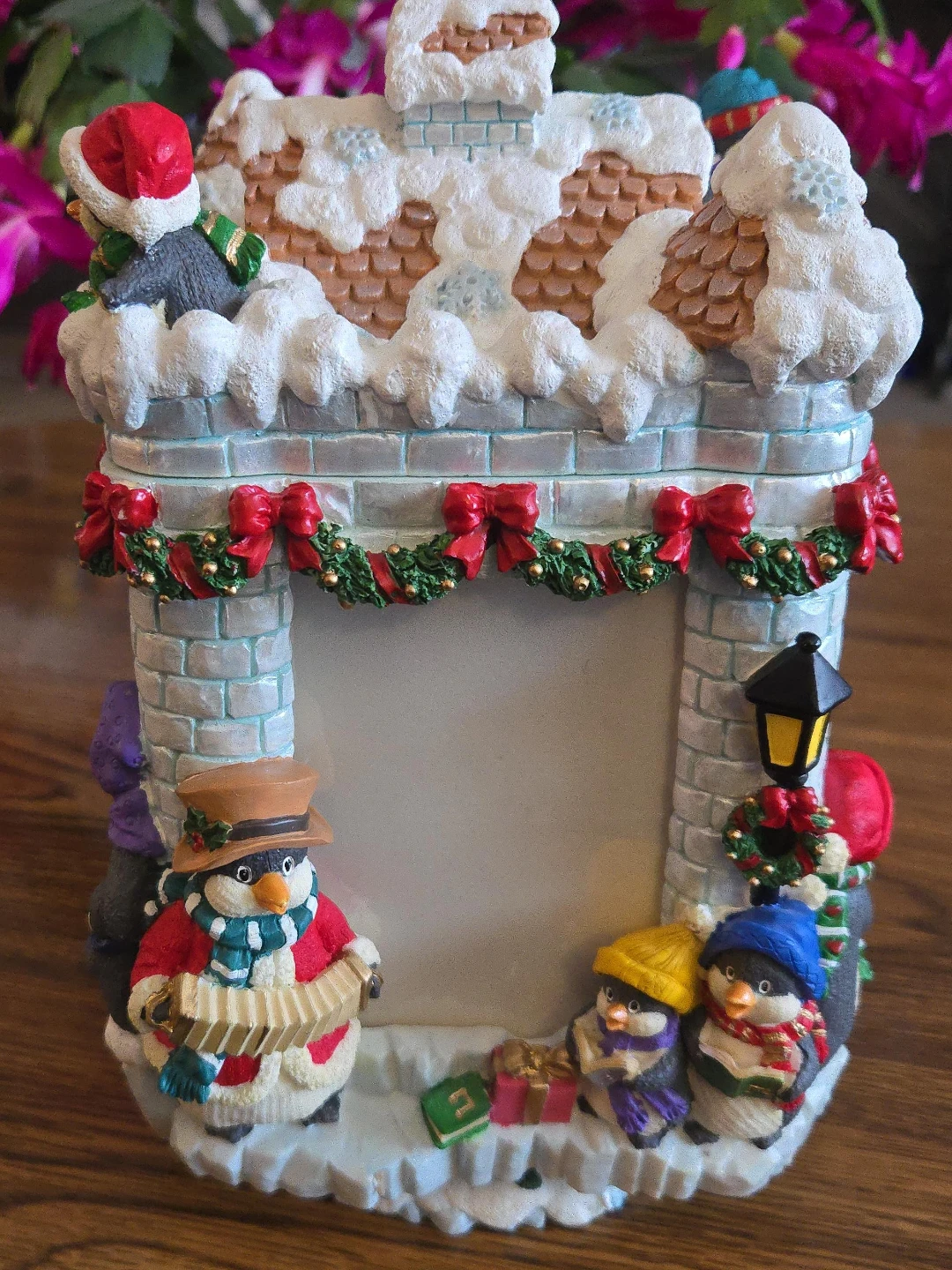 Musical Christmas Photo Cube 3�½" x 5"