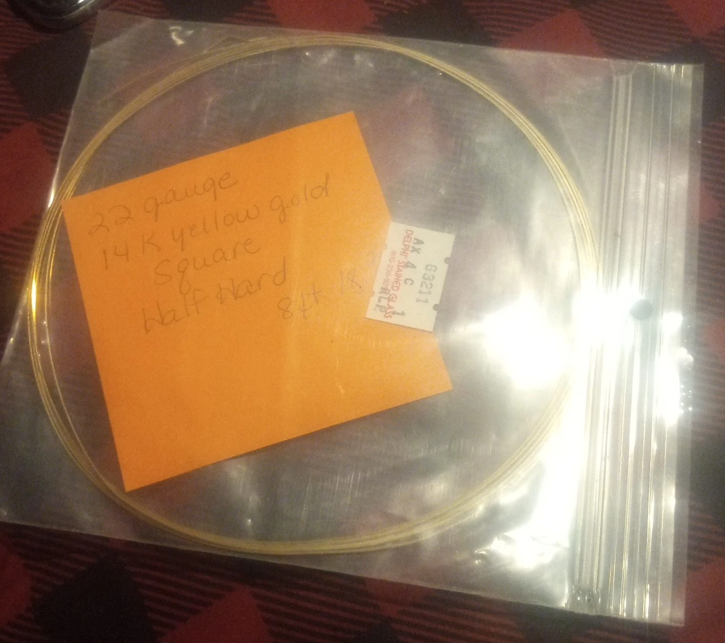 22 Gauge 14K Yellow Gold Wire