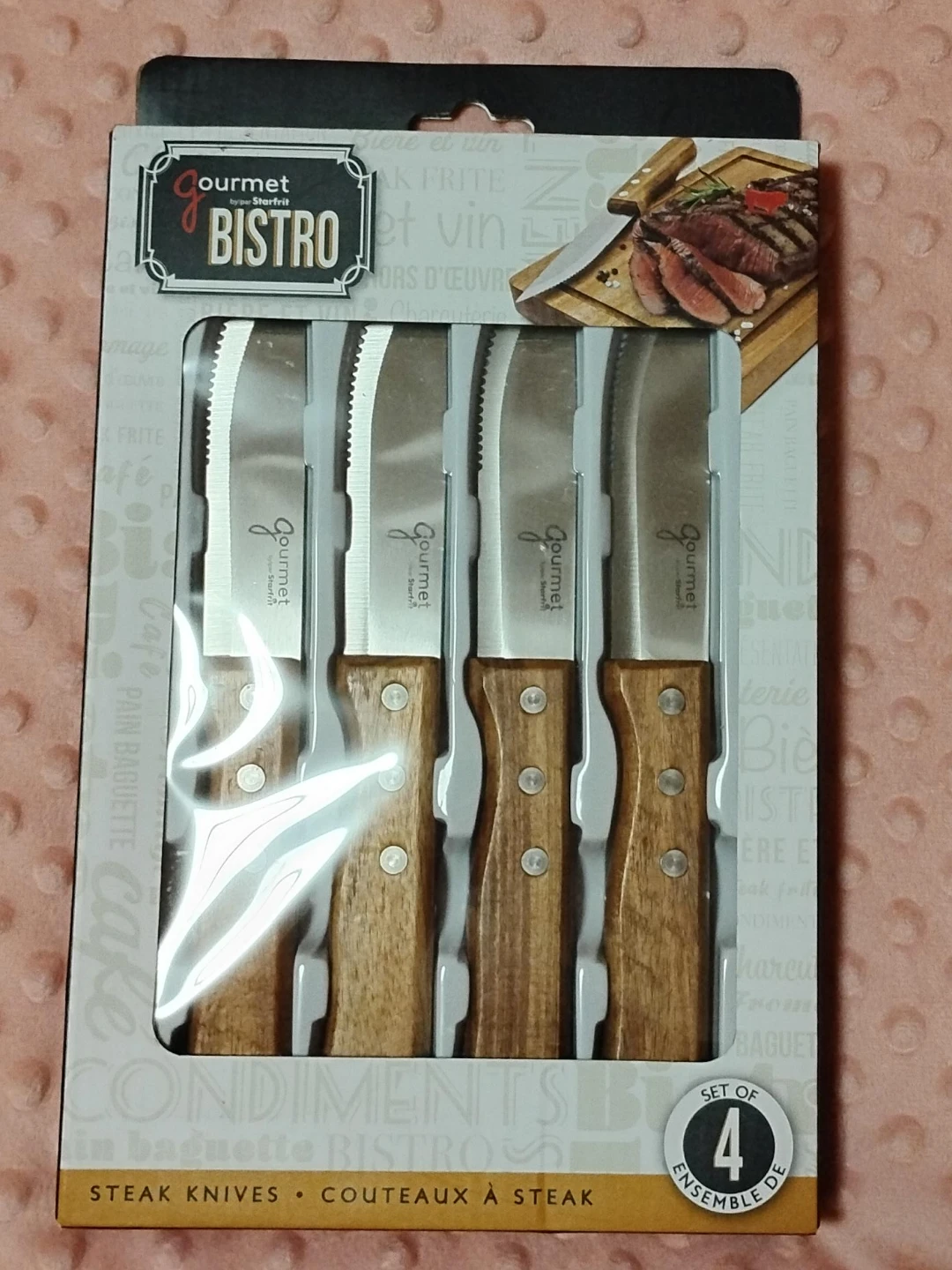 Gourmet by Starfrit Bistro Steak Knives - Set of 4