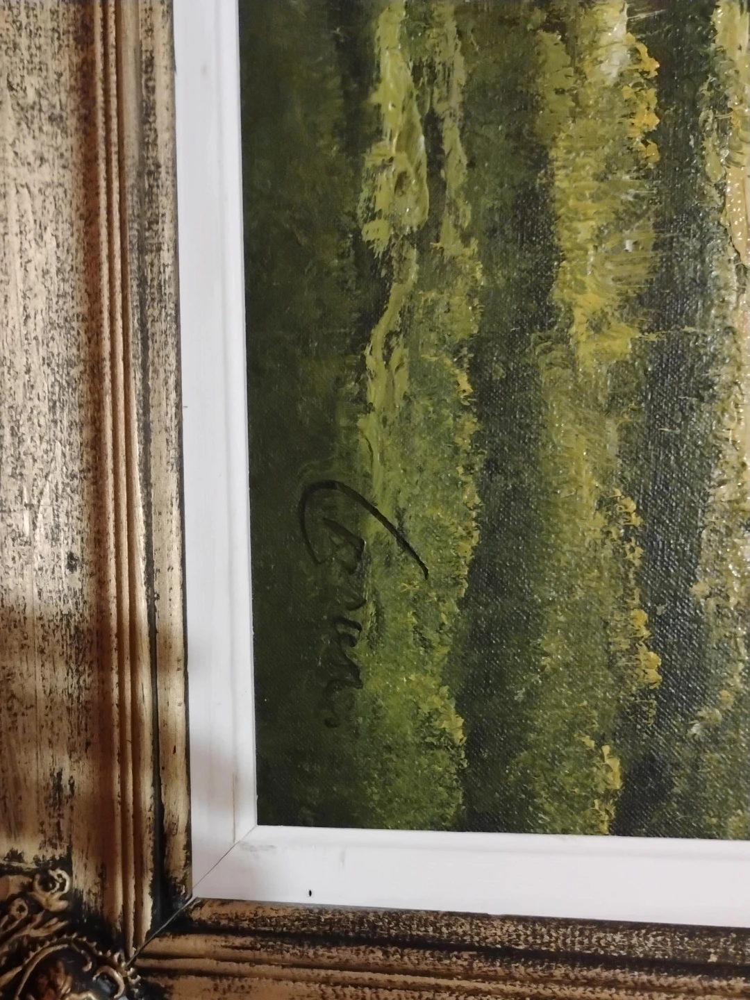 Landscape Painting - Mountain Lake Scene