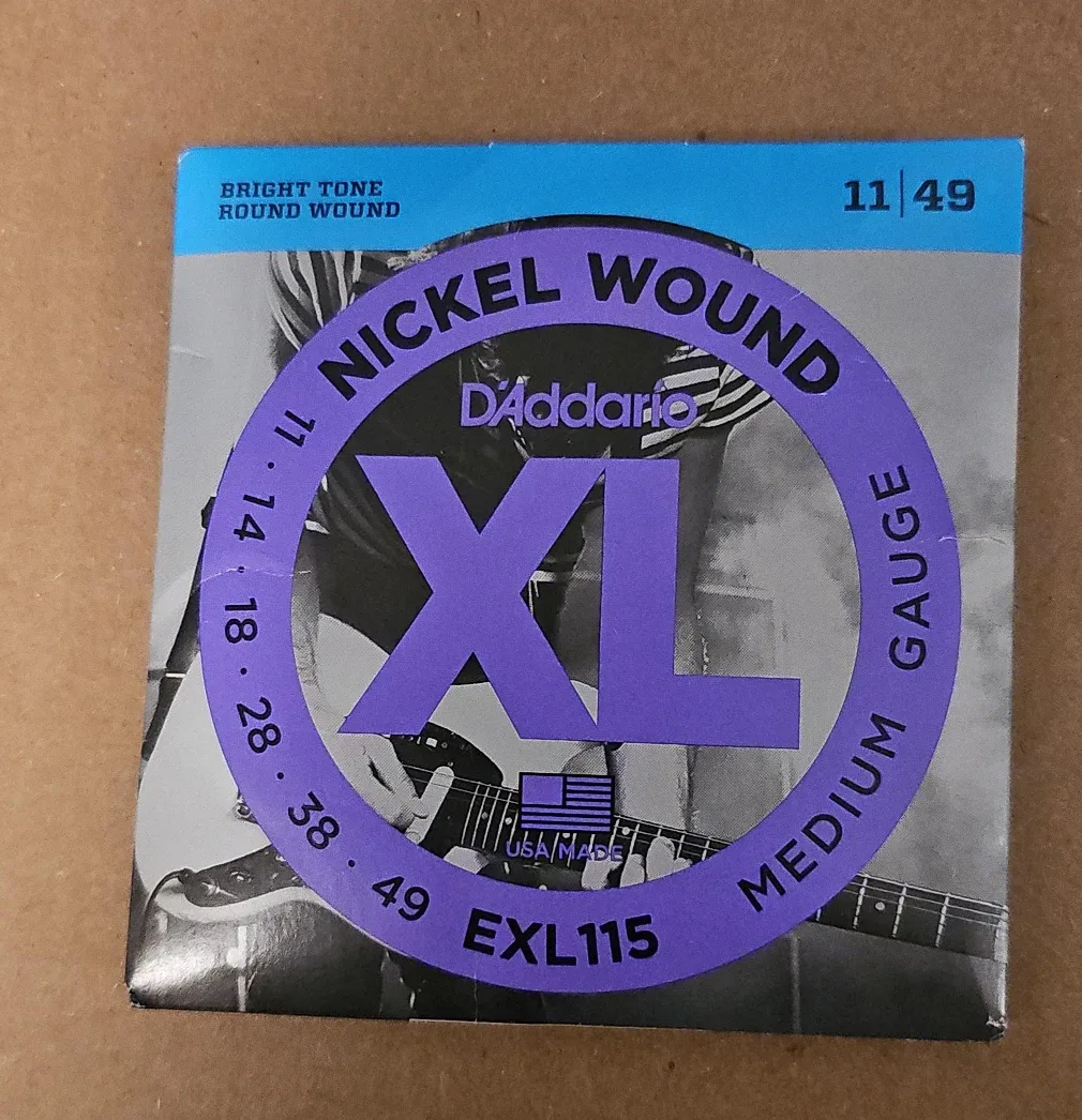 D'Addario XL EXL115 Nickel Wound Guitar Strings, Medium