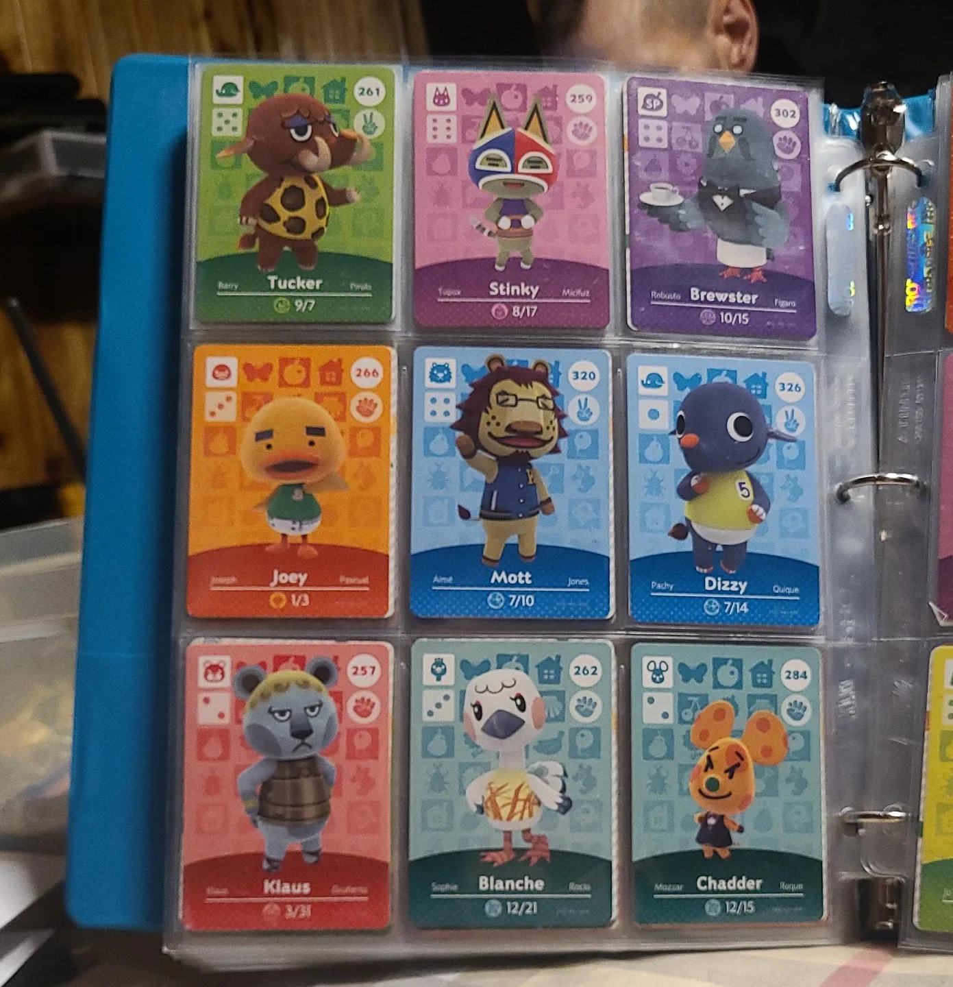 Animal Crossing Amiibo Cards - Tucker, Stinky, Brewster +