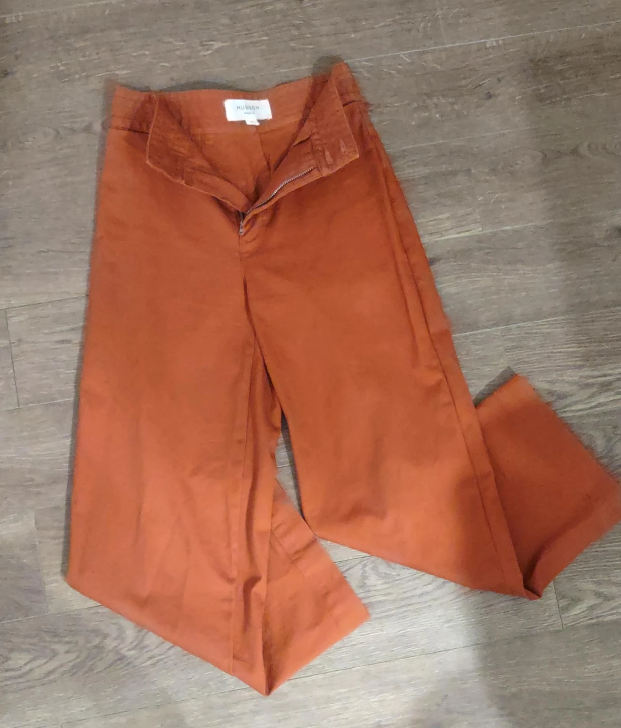 Hudson Jeans Wide Leg Pants - Orange size 0