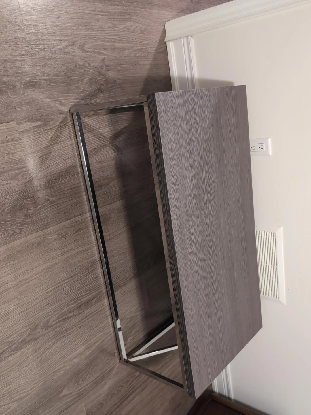 Grey & Chrome Coffee Table