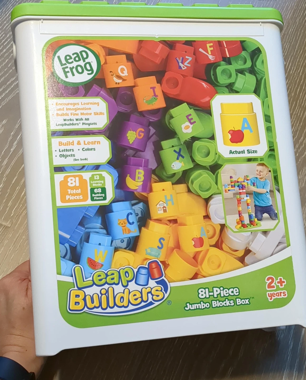 LeapFrog LeapBuilders 81-Piece Jumbo Blocks