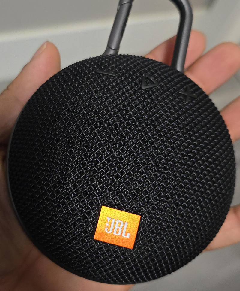 JBL Clip 3 Portable Bluetooth Speaker - Black