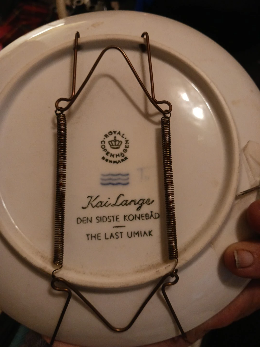 Royal Copenhagen 'The Last Umiak' Plate