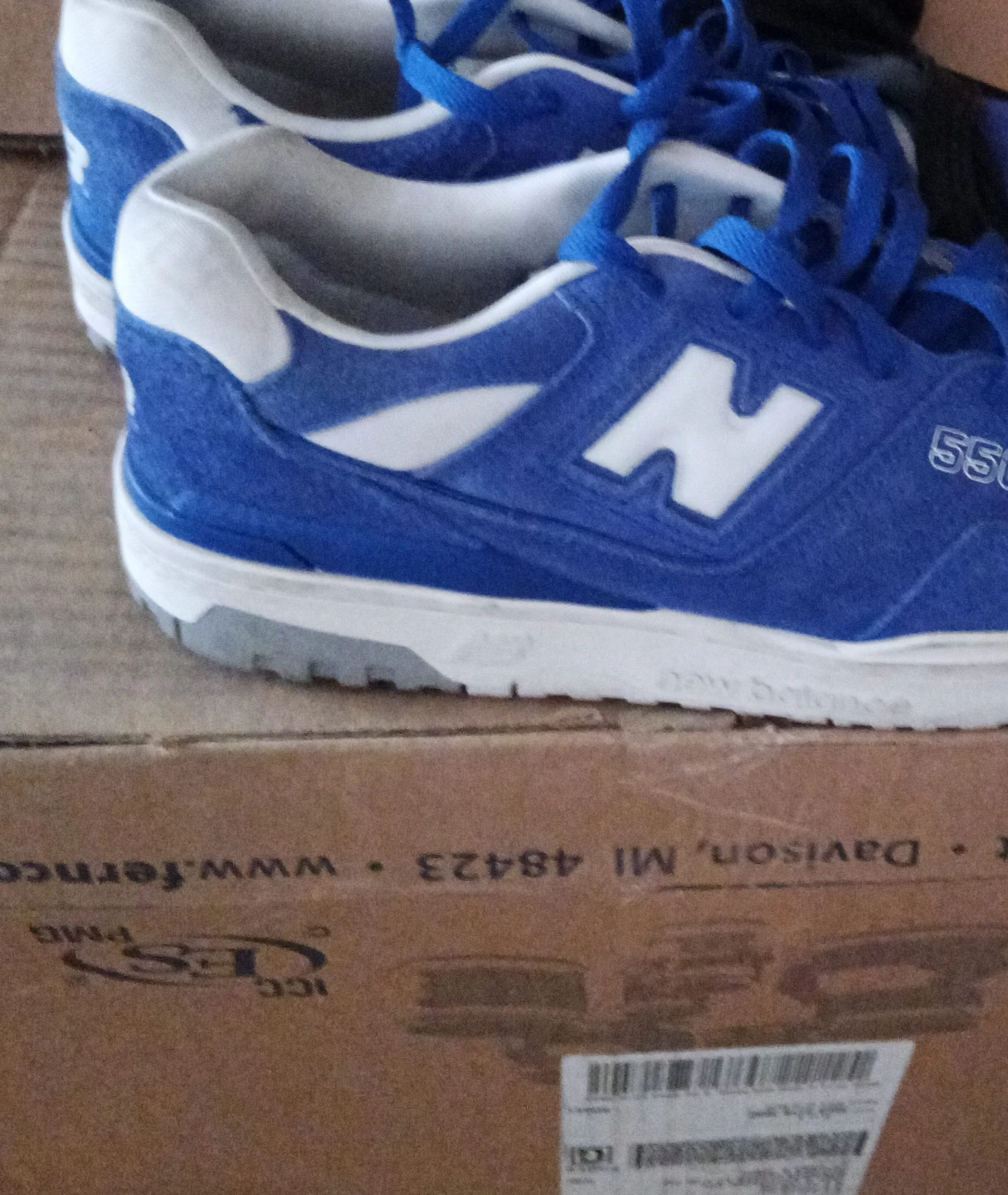 New Balance 550 Blue Sneakers